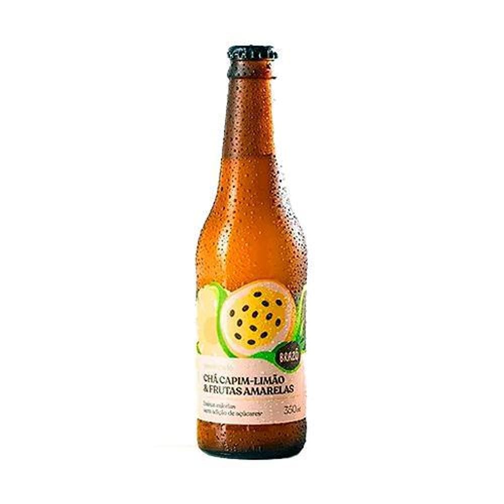 Chá De Capim Limão Frutas Amarelas Gaseificado Brazô 350Ml