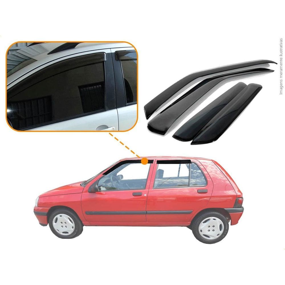 Calha De Chuva Renault Clio 4 Portas