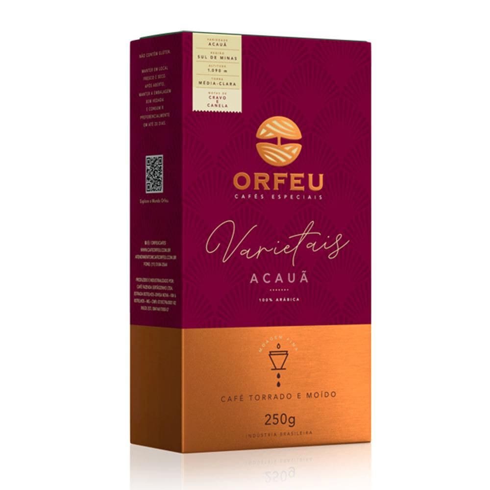 Café Moído Premium Orfeu Microlote Acauã Pacote 250G