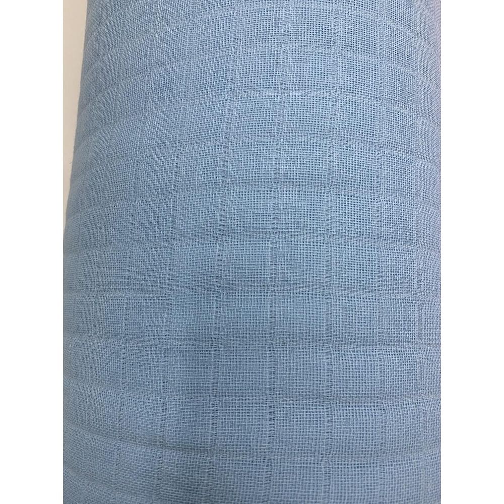 Fralda Em Rolo Quadriculada Com 25 Metros - Azul