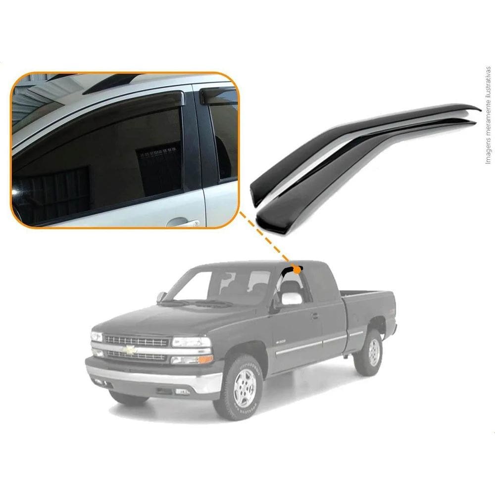 Calha De Chuva Gm Silverado 2001