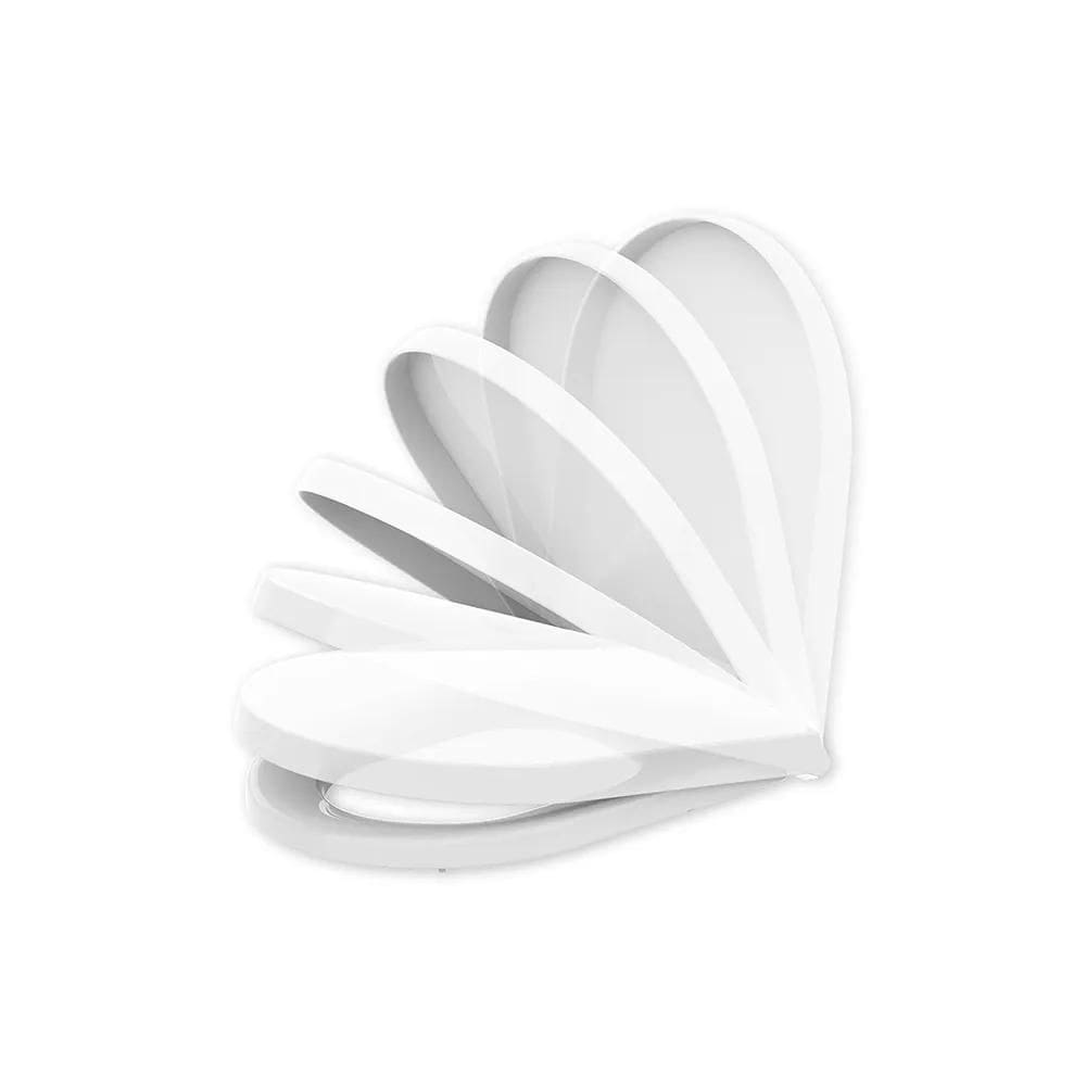 Assento Sanitário Iniqua Pp Branco Tupan Soft Close Eternit