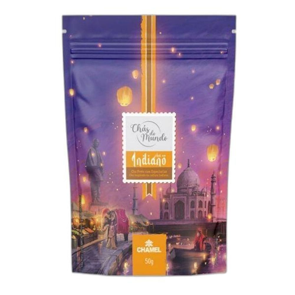 Chai Indiano Pouch 50G  Chás Do Mundo  - Chamel