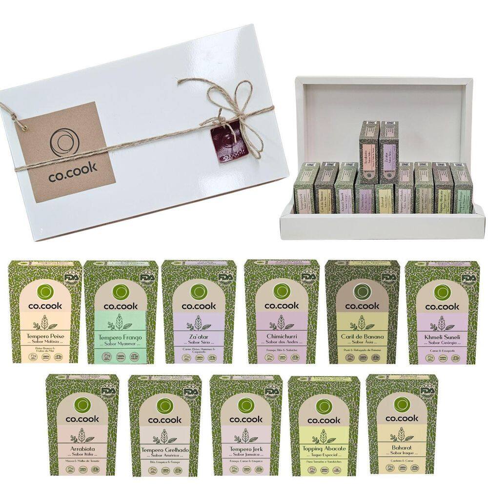 Cocook Edição Premium Maleta Volta Ao Mundo Em 11 Temperos
