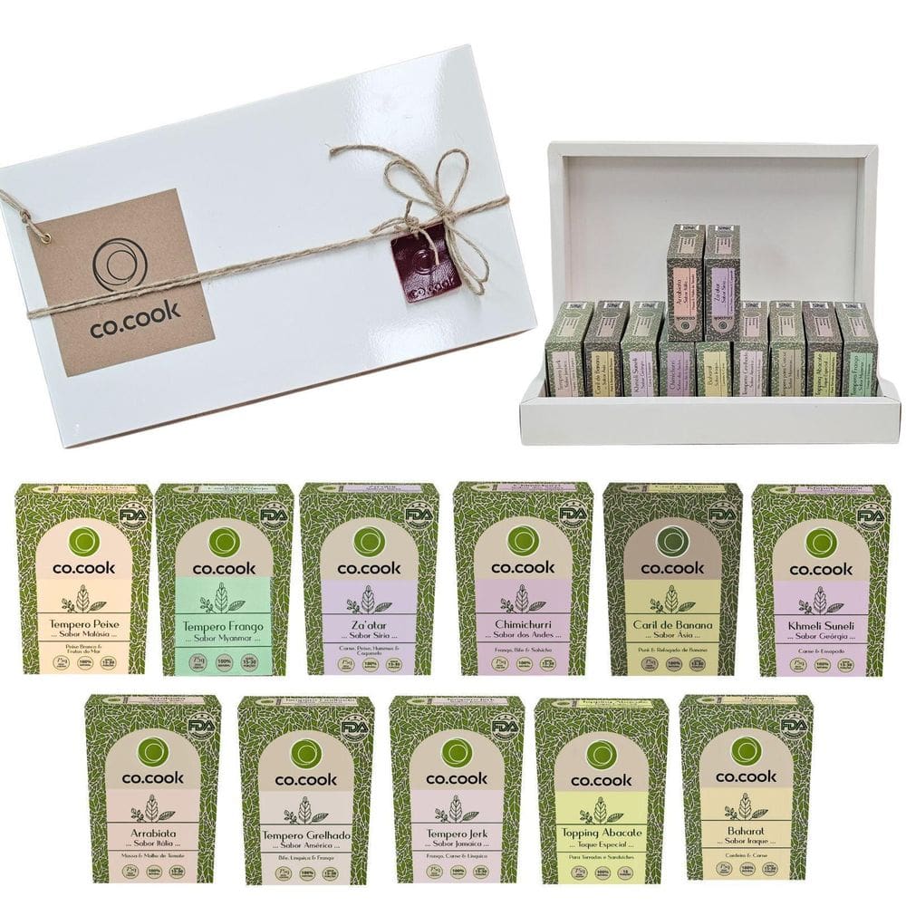 Cocook Edição Premium Maleta Volta Ao Mundo Em 11 Temperos