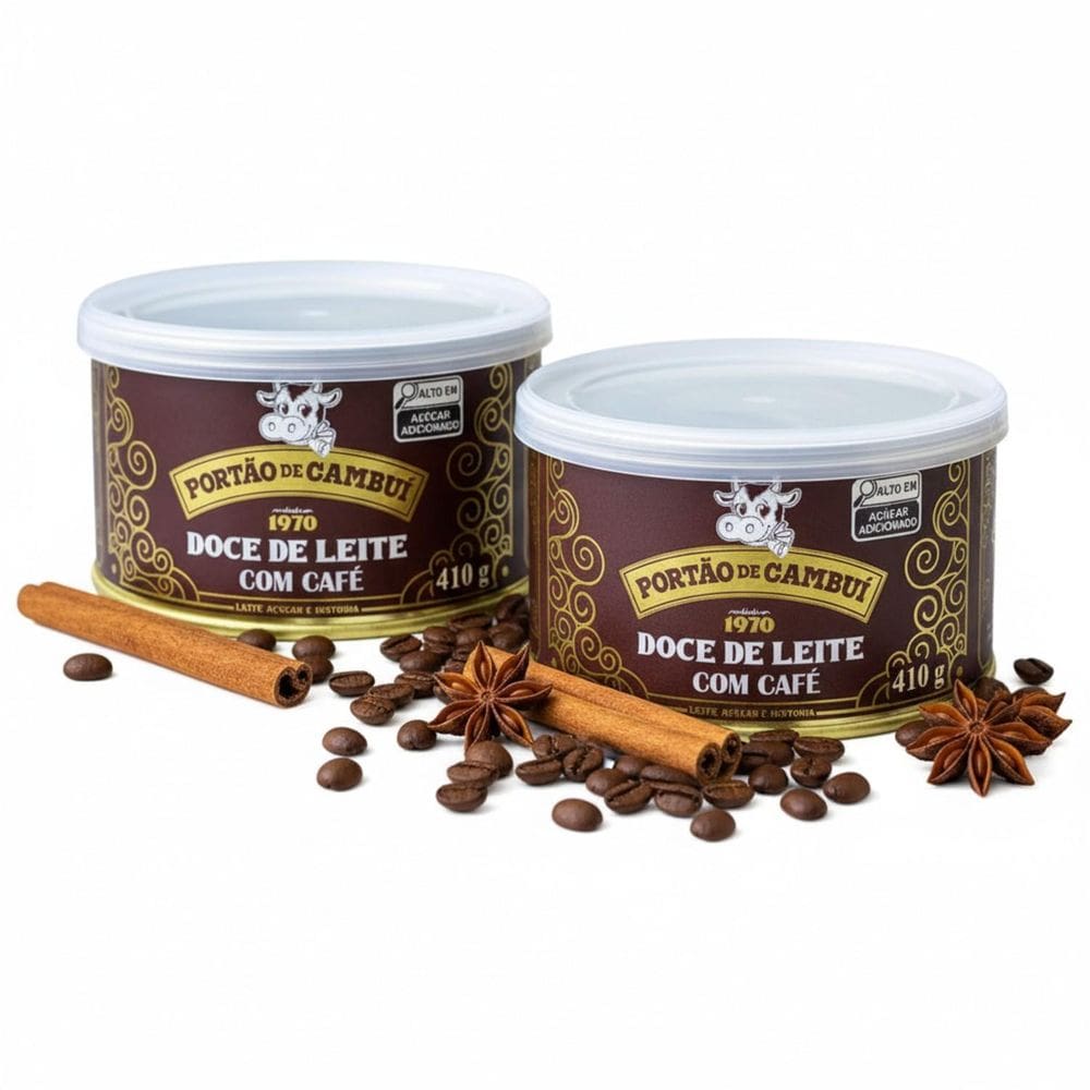 Kit Doce De Leite Com Café Pastoso Portão De Cambuí 410G 2X