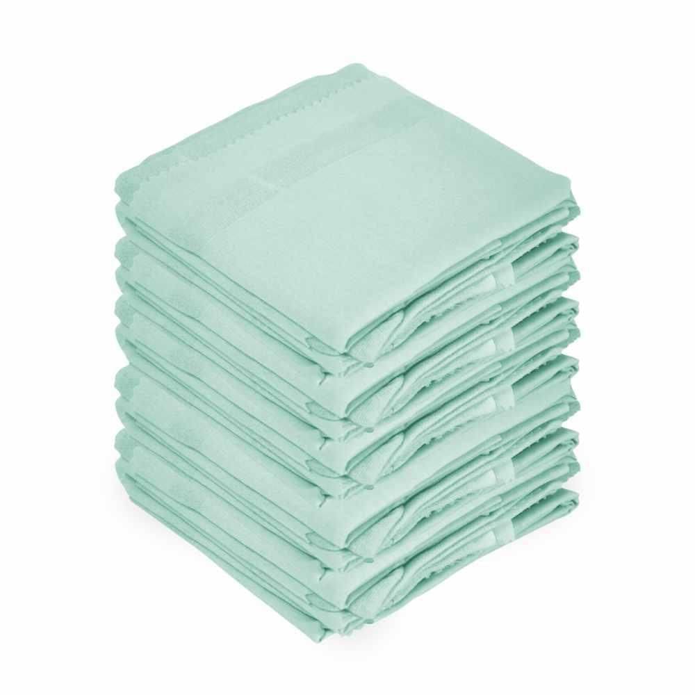 Kit 5 Fralda De Pano Verde Bebê Pinte E Borde Luxo Barra