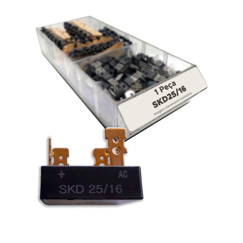 Diodo Ponte Skd25-16 Skd 25-16 - 5 Terminais