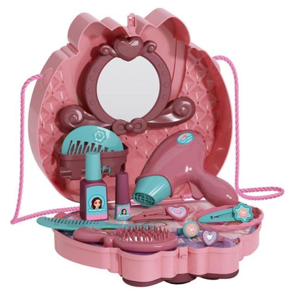 Bolsa Maleta Workshop Jr 2 Em 1 Cabeleireiro Com Acessórios