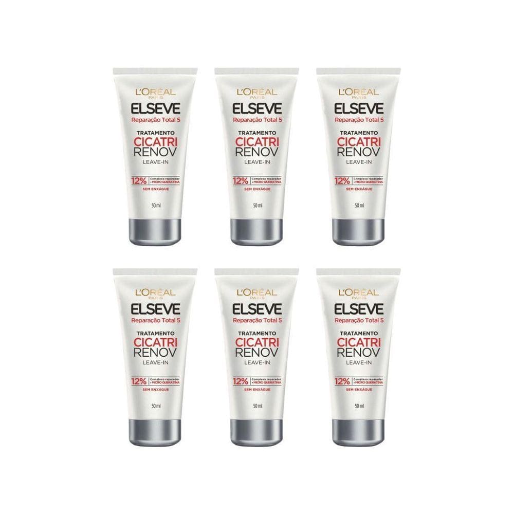 Creme De Trat Elseve Rep Total 5 Cicatri Renov 50Ml - 6Un