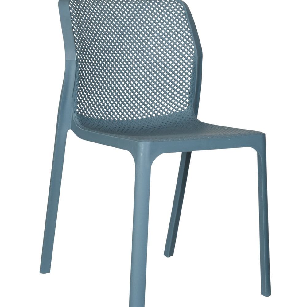 Cadeira para Sala de Jantar em Polipropileno Capri Azul Sonho Distante