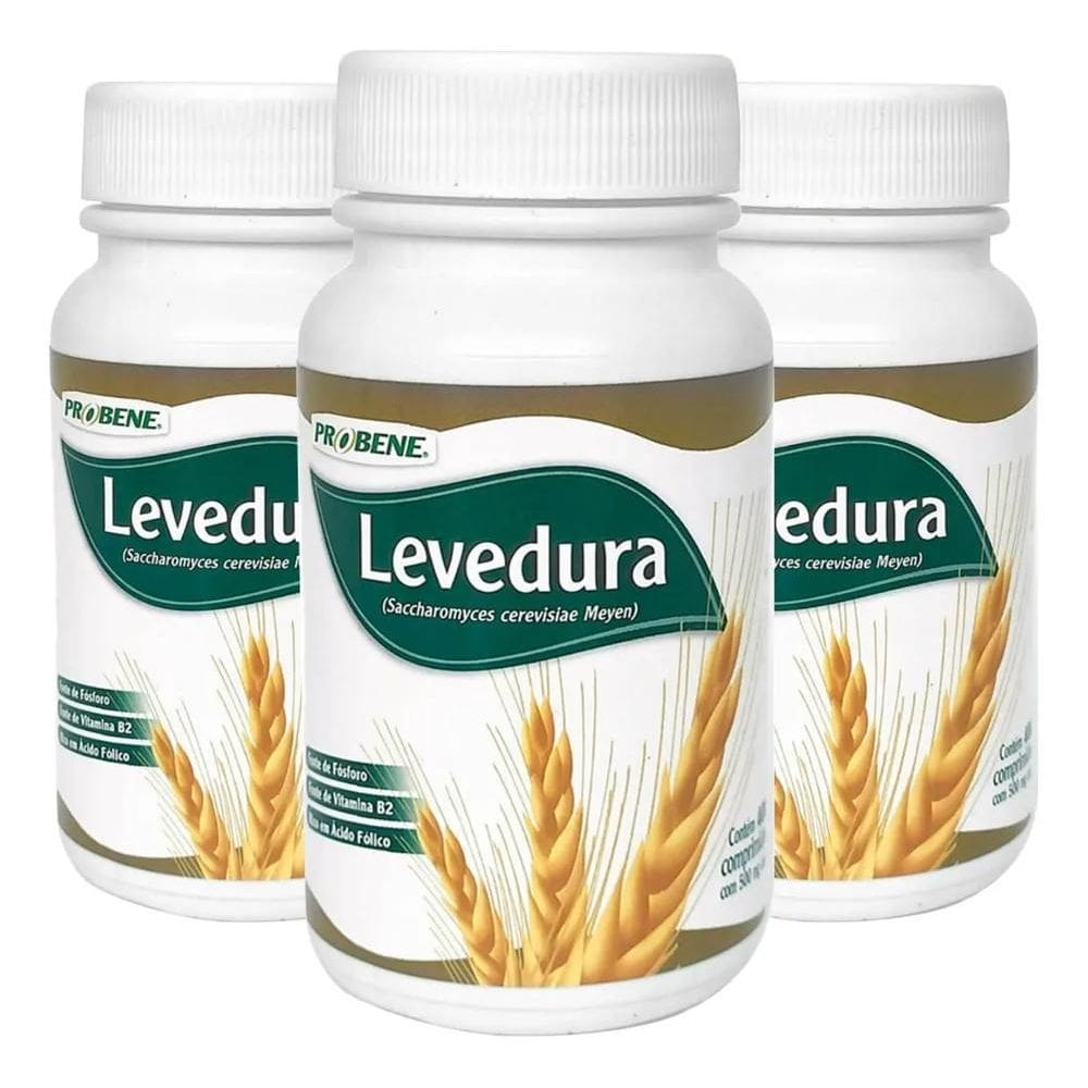 2X Levedura De Cerveja 3 X 400 Comprimidos