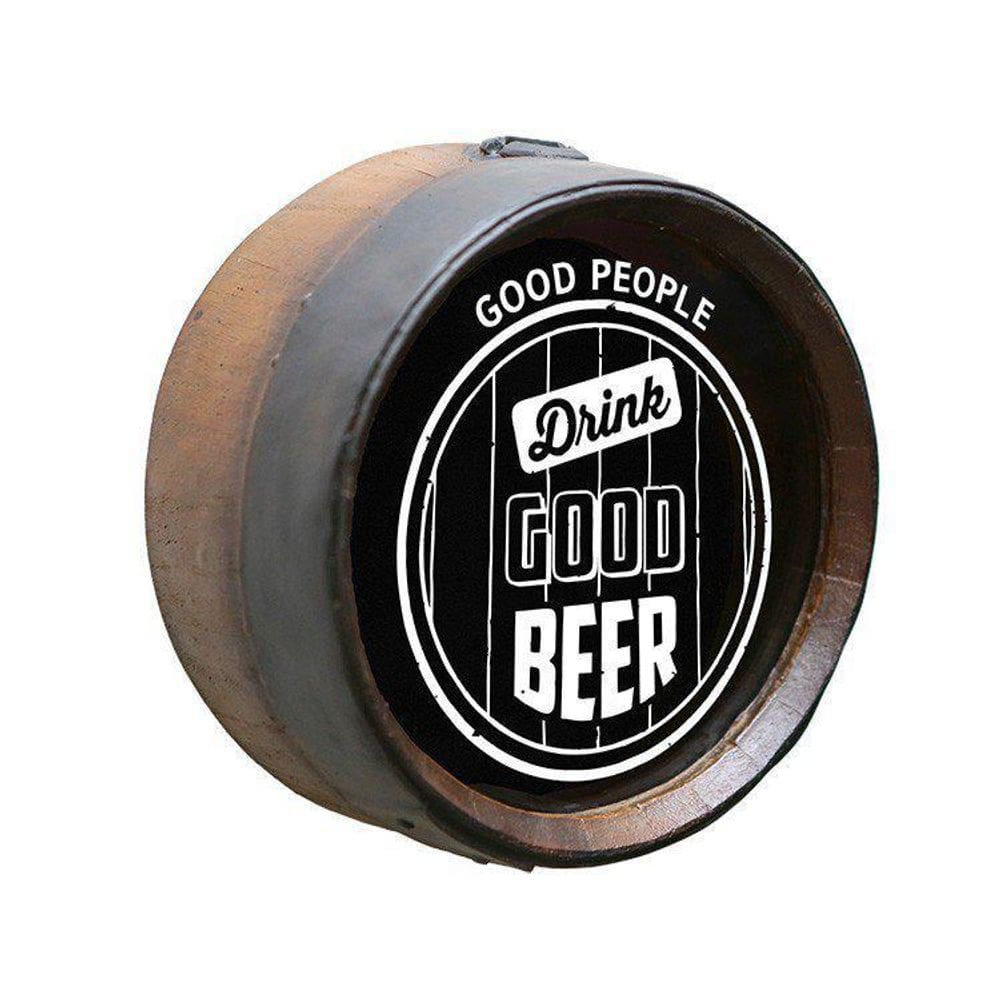 Quadro Decorativo Porta Rolhas Redondo Good Beer - Grande 10