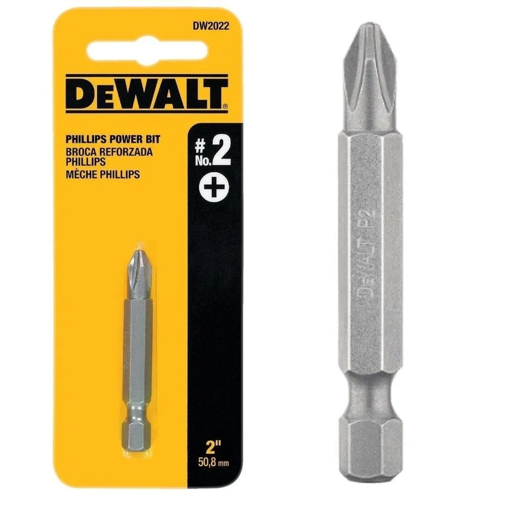 Bits Phillips 1/4`` X 50 Mm Número 2 Dewalt - Dw2022