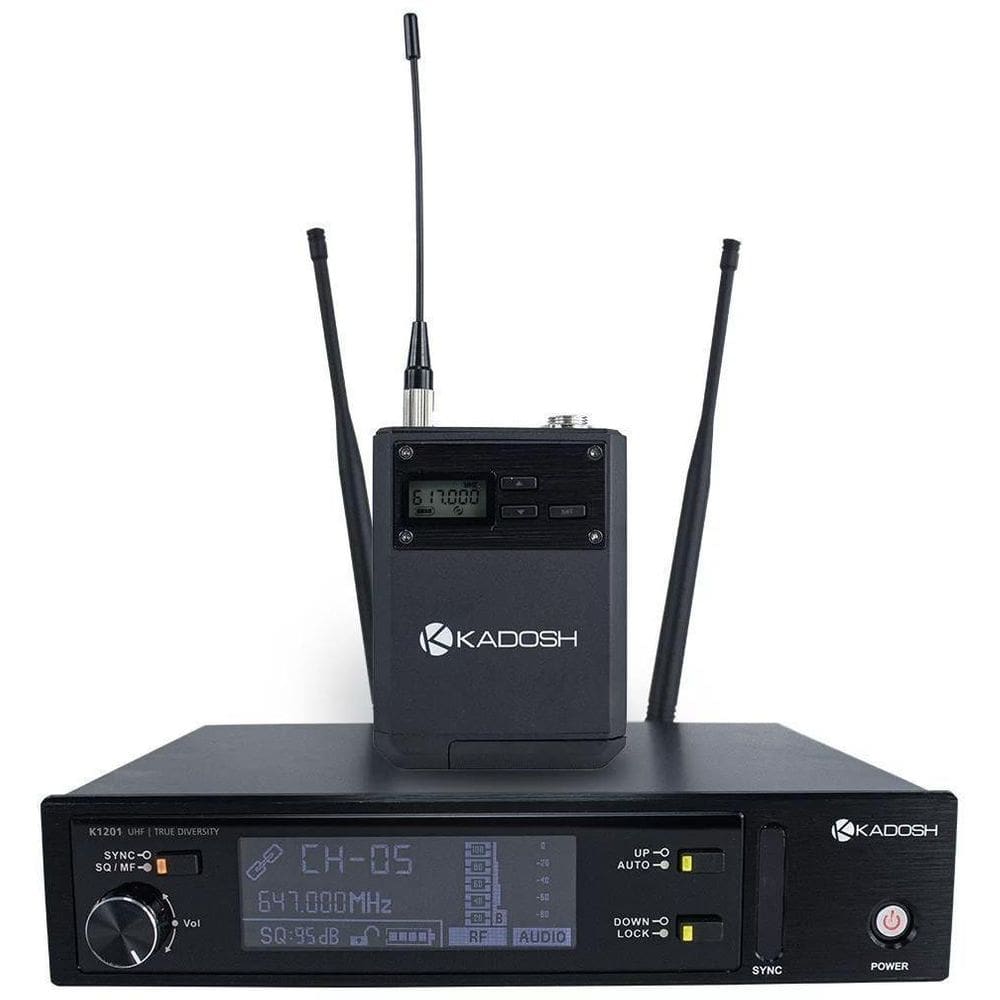 Microfone Sem Fio Kadosh K-1201H - 645-655 MHz