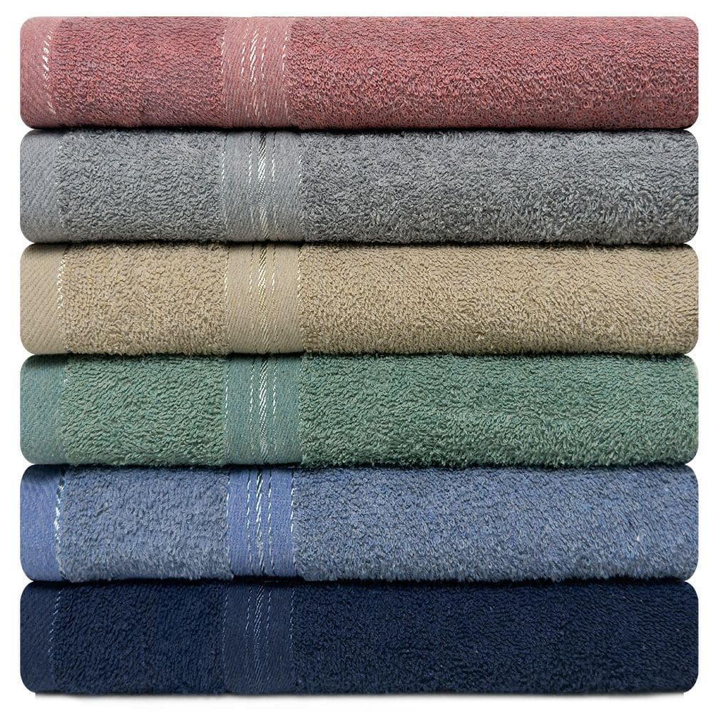 Jogo de Toalha de Banho 6 peças Camesa Celeste Ecoblend 370g/m²