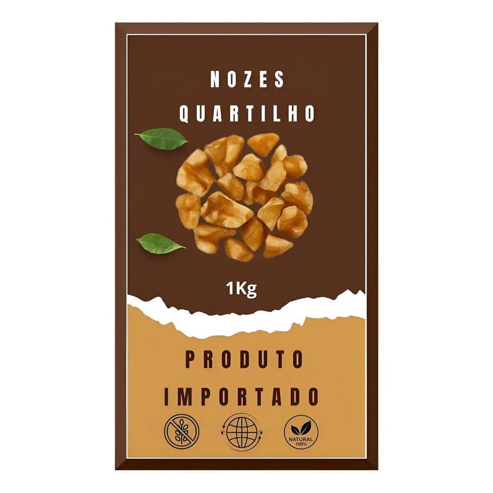Nozes Quartilho Extra Light Importado 1Kg