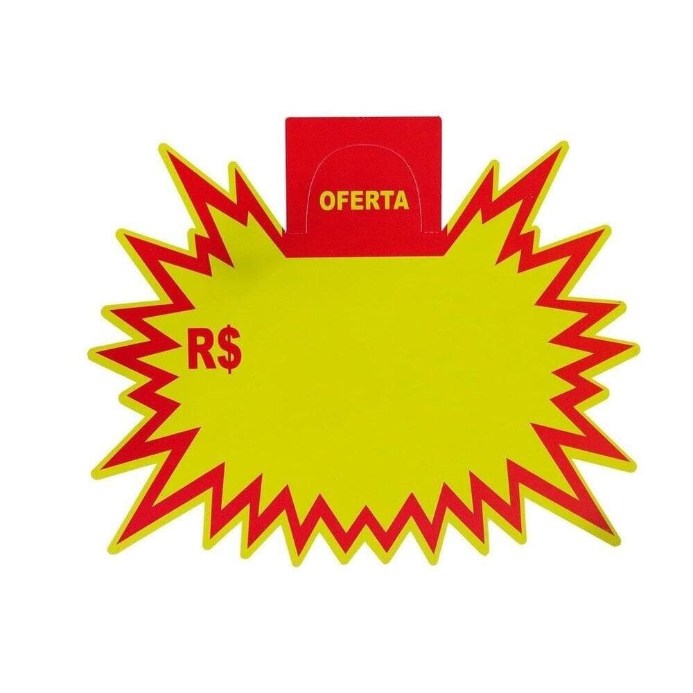 Cartaz Sinalização 18,5x22cm 12 Peças G Splash - Tudo em Caixa