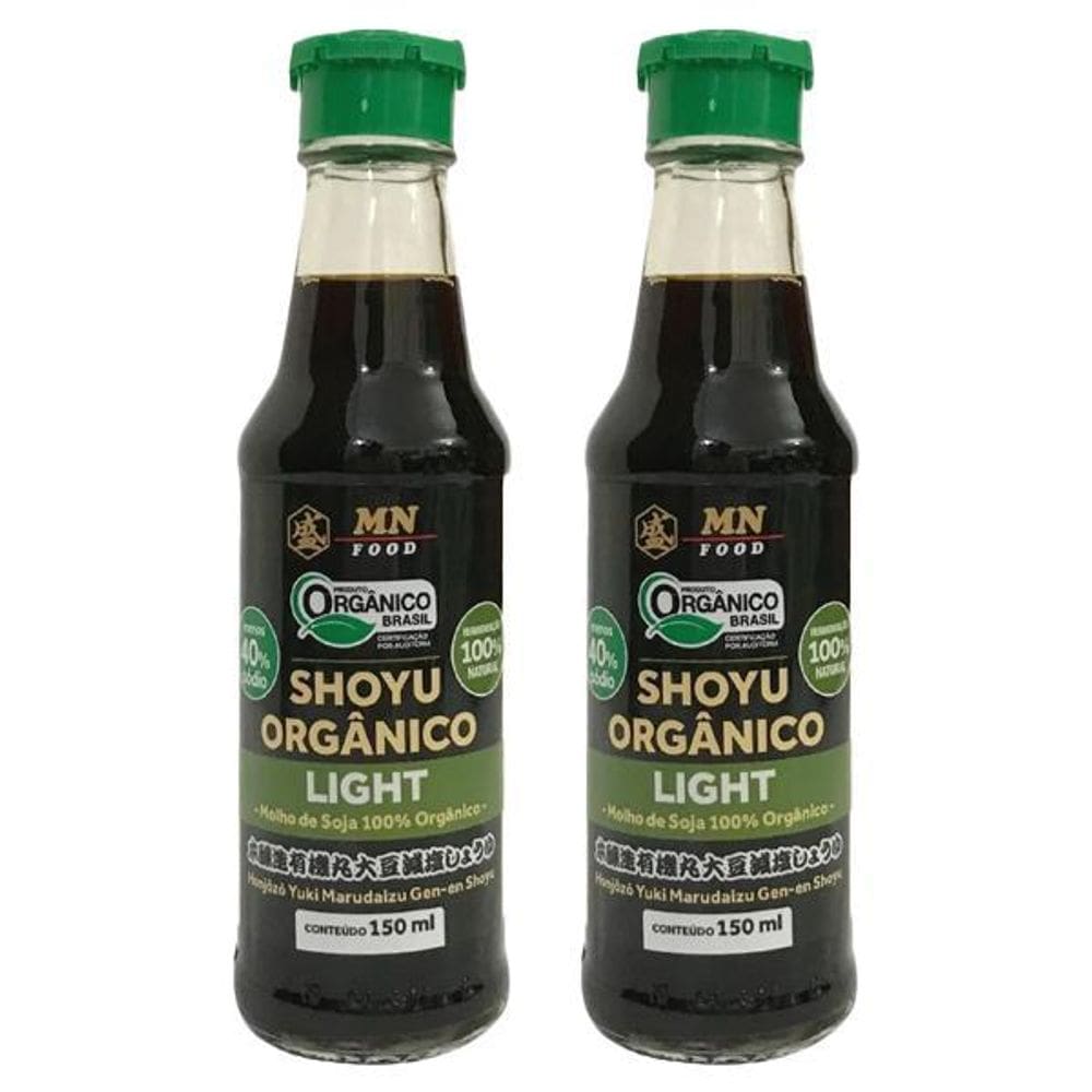 Kit 2X: Shoyu Orgânico Light Mn Food 150Ml