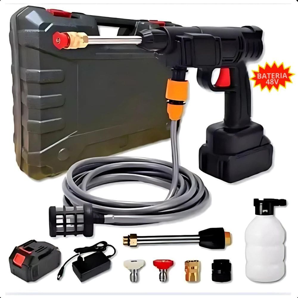 Lava Jato Portátil Recarregável Para Uso Externo