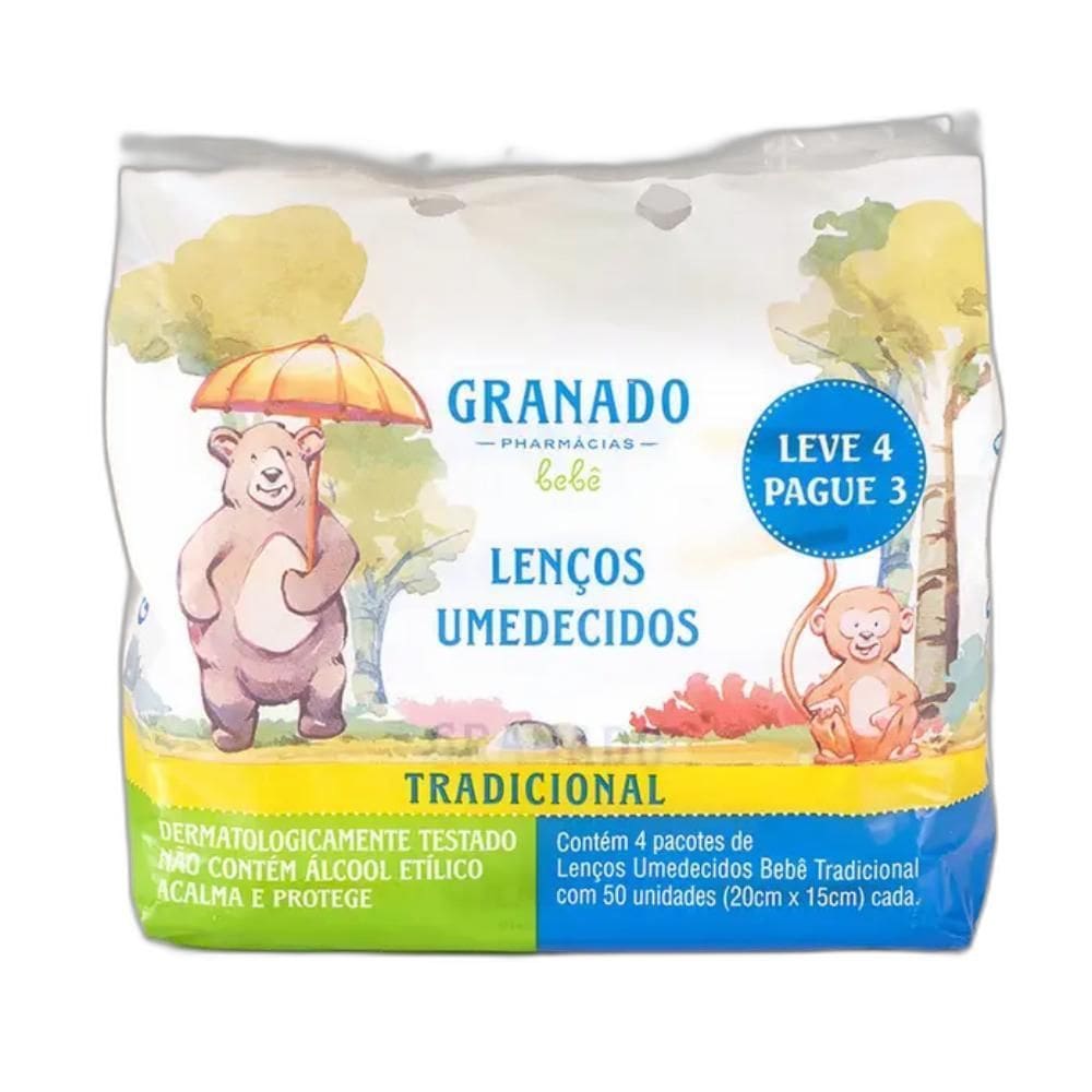 Granado Leços Umedecidos Tradicional Leve 4 Pague 3