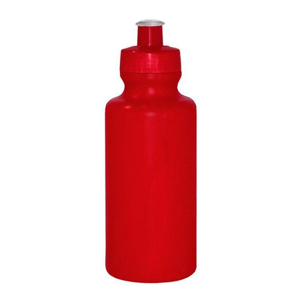 Kit 30 Squeezes 550Ml Vermelho Plástico Premium