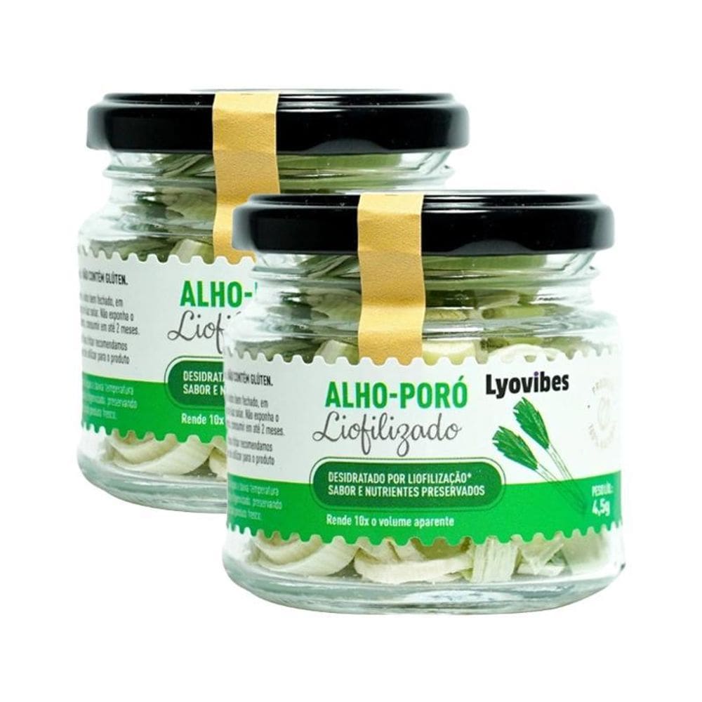 Kit 2X: Alho Poró Liofilizado Lyovibes 4,5G