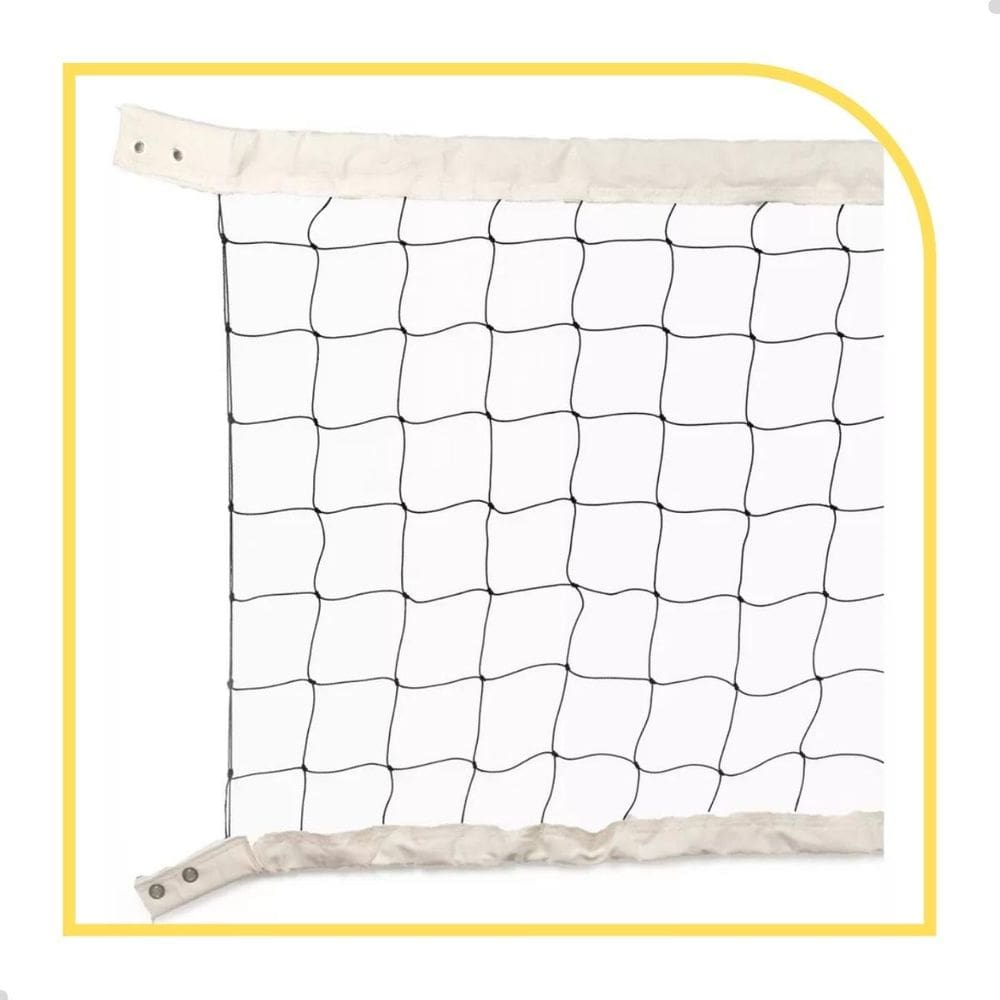 Rede De Volei 9,5Mts 2 Lonas Fio 2Mm Seda Sports Mania