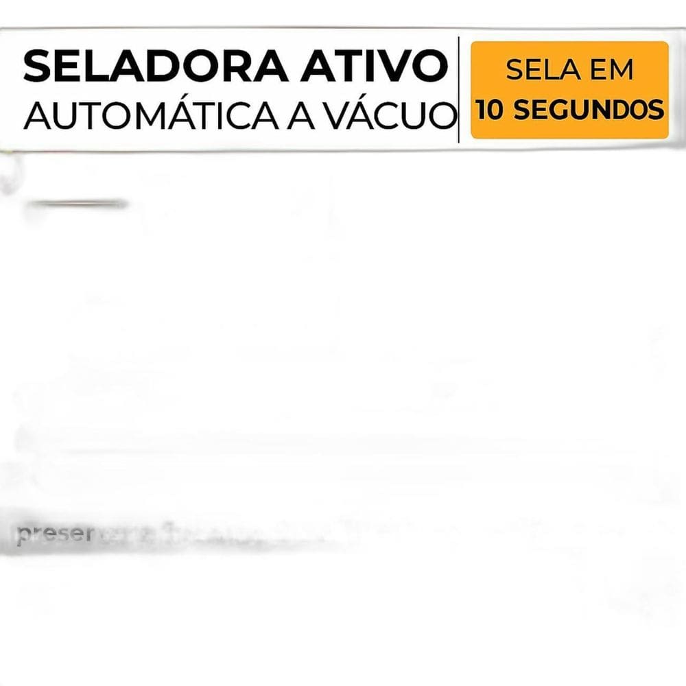 Máquina Embalar Alimentos Vácuo Portátil Bivolt Potente