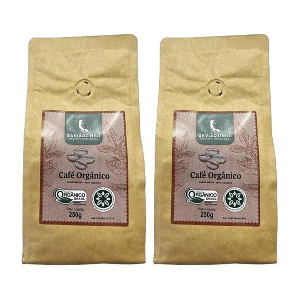 Kit 2X: Café Do Cerrado Moído Gourmet Orgânico Gaviãozinho