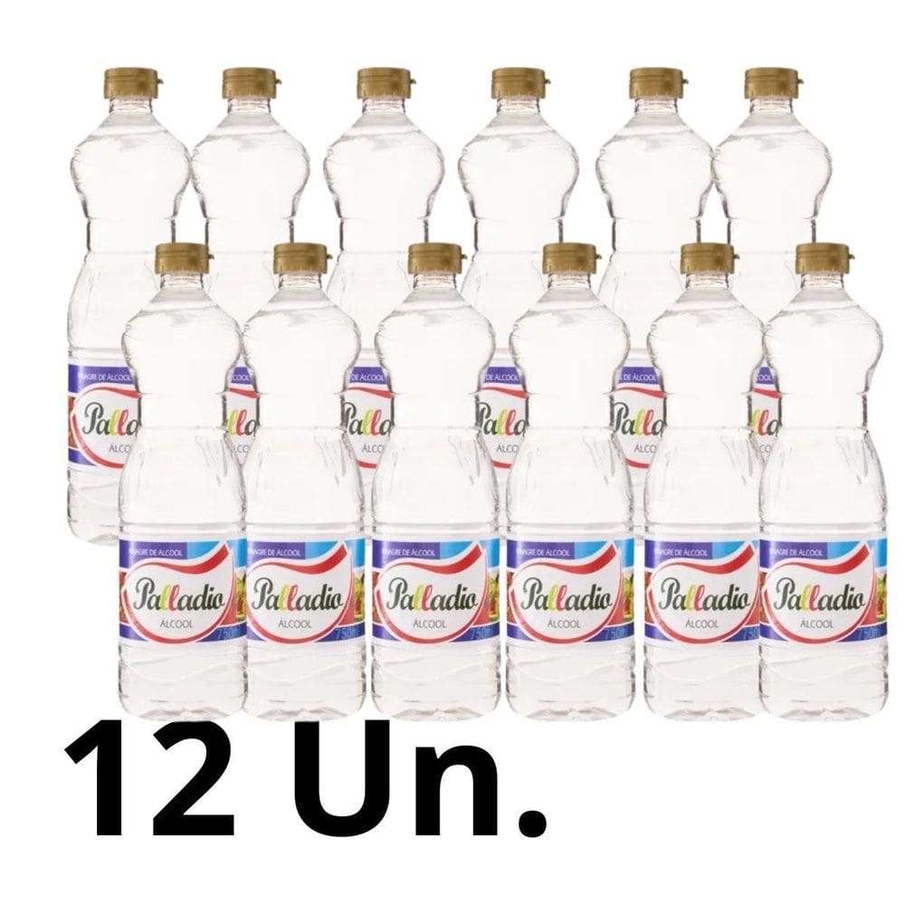 Caixa Com 12 Un. Vinagre Palladio Colorido 750Ml