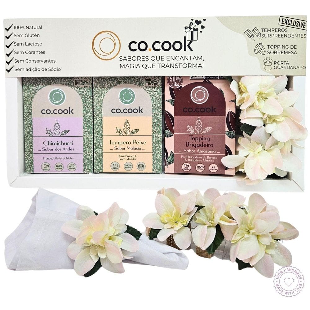 Cocook Kit Presente 2 Temperos Chimichurri E Peixe 1 Topping