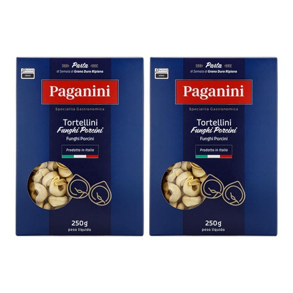 Kit 2X: Massa Tortellini Funghi Porcini Paganini 250G