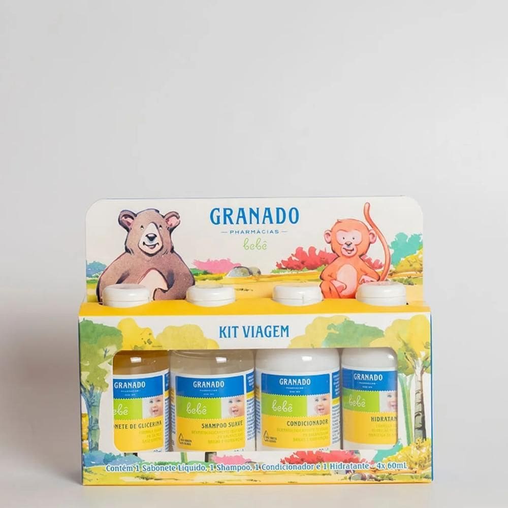 Granado Kit Viagem Do Bebê 4 Unid 60Ml