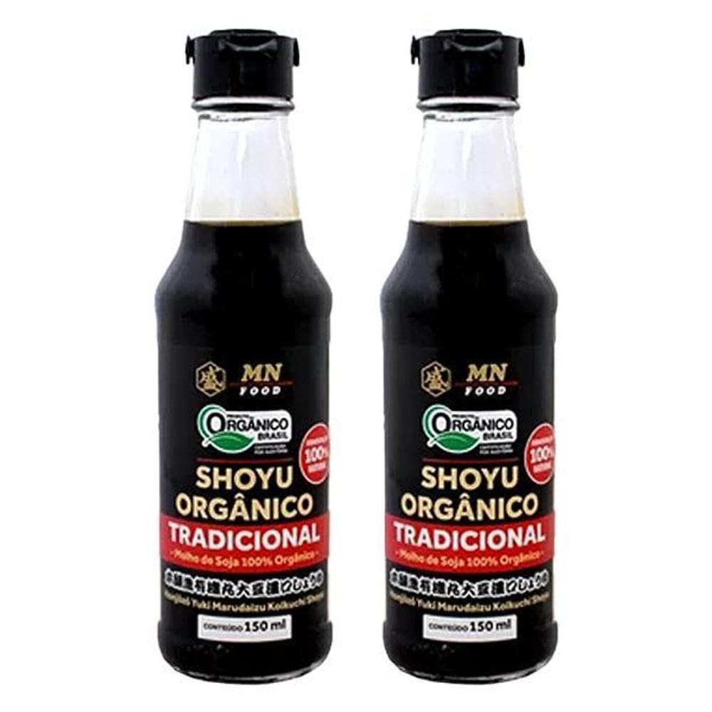 Kit 2X: Shoyu Orgânico Tradicional Mn Food 150 Ml