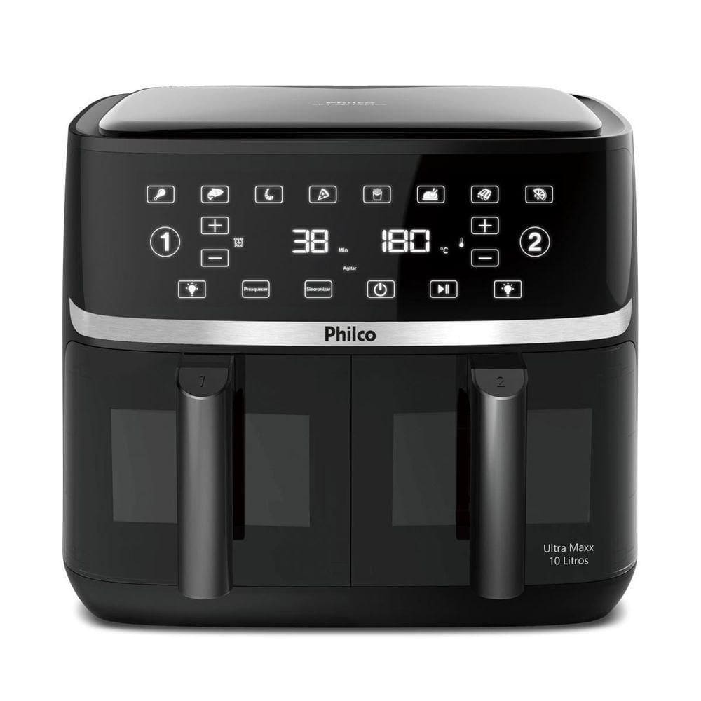 Air Fryer Philco 10L Cesto Duplo 2000W PAF10A 220V