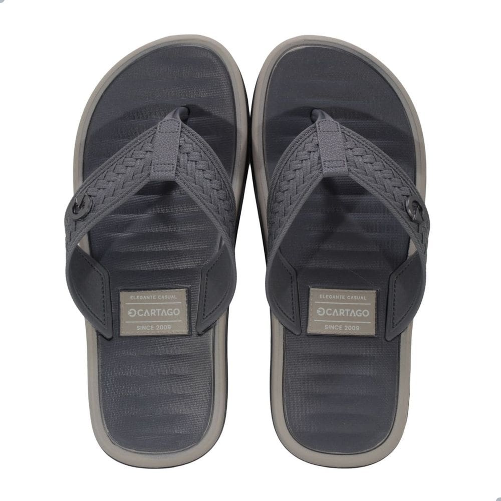 Chinelo Cartago 12285 Coimbra II Basalto/Cinza