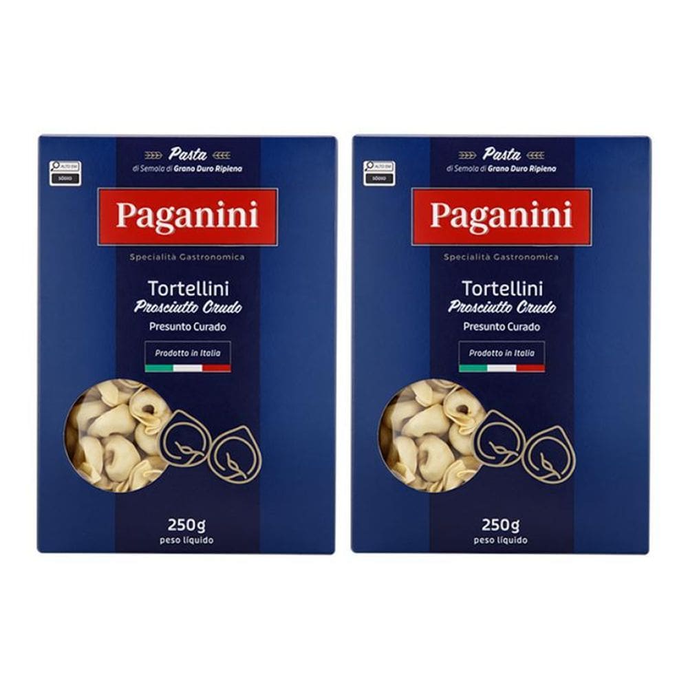 Kit 2X: Massa Tortellini Presunto Curado Paganini 250G