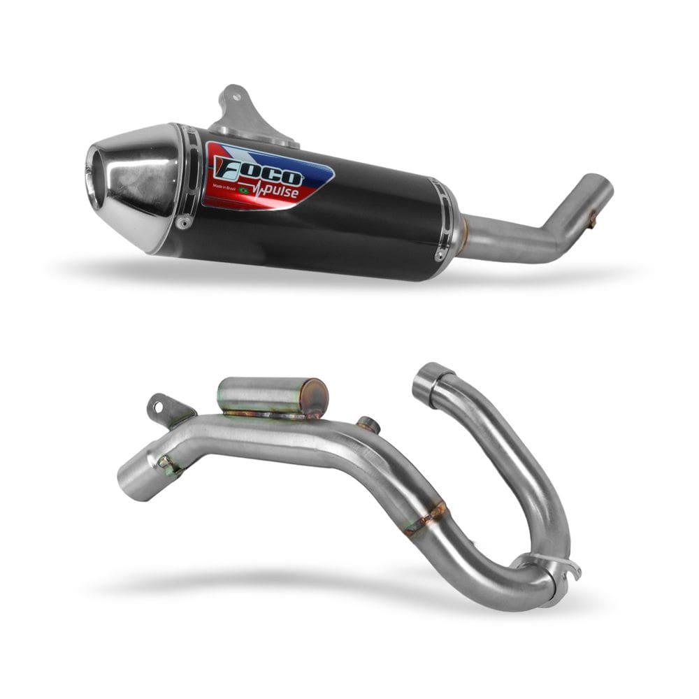 Escapamento Foco Racing Pulse Médio Mxf 270Fi 2025 Em Diante