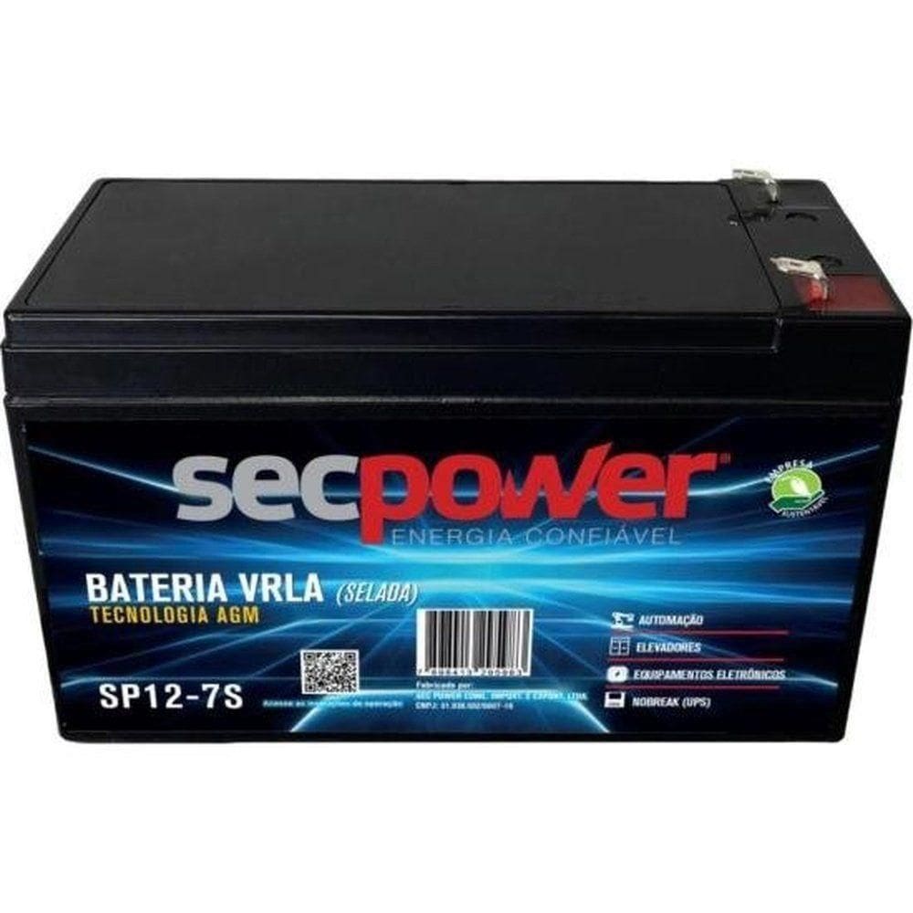 Bateria Selada 12v 7ah Secpower S