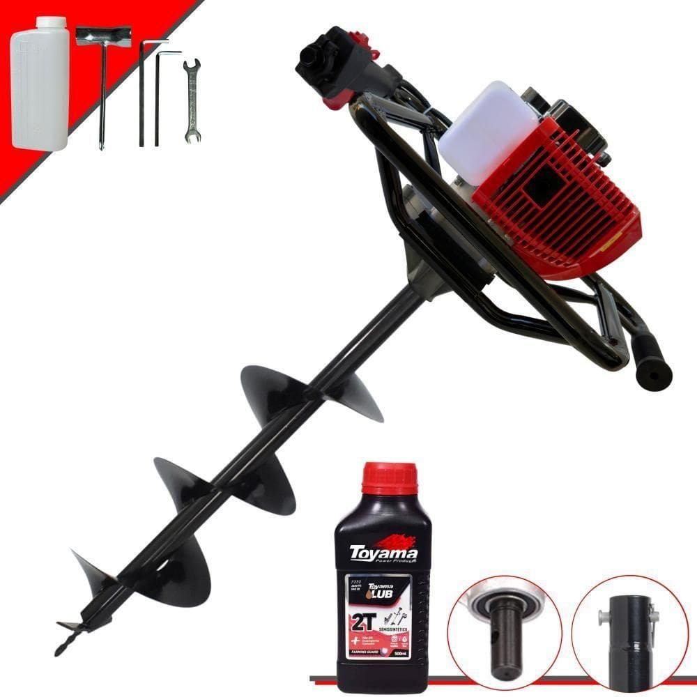 Perfurador Trado Gd520b 52cc + Broca 80x20cm + óleo Toyama