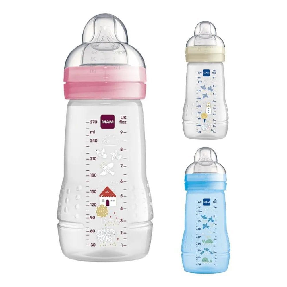 2X Mamadeira Mam Easy Active 270Ml Com Bico Nº2 2M+