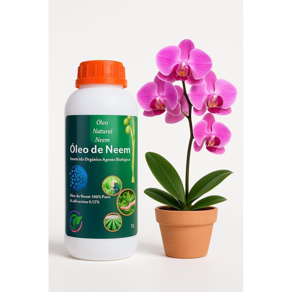 Nin Indiano Puro Neem Concentrado Para Plantas Flores 1 L
