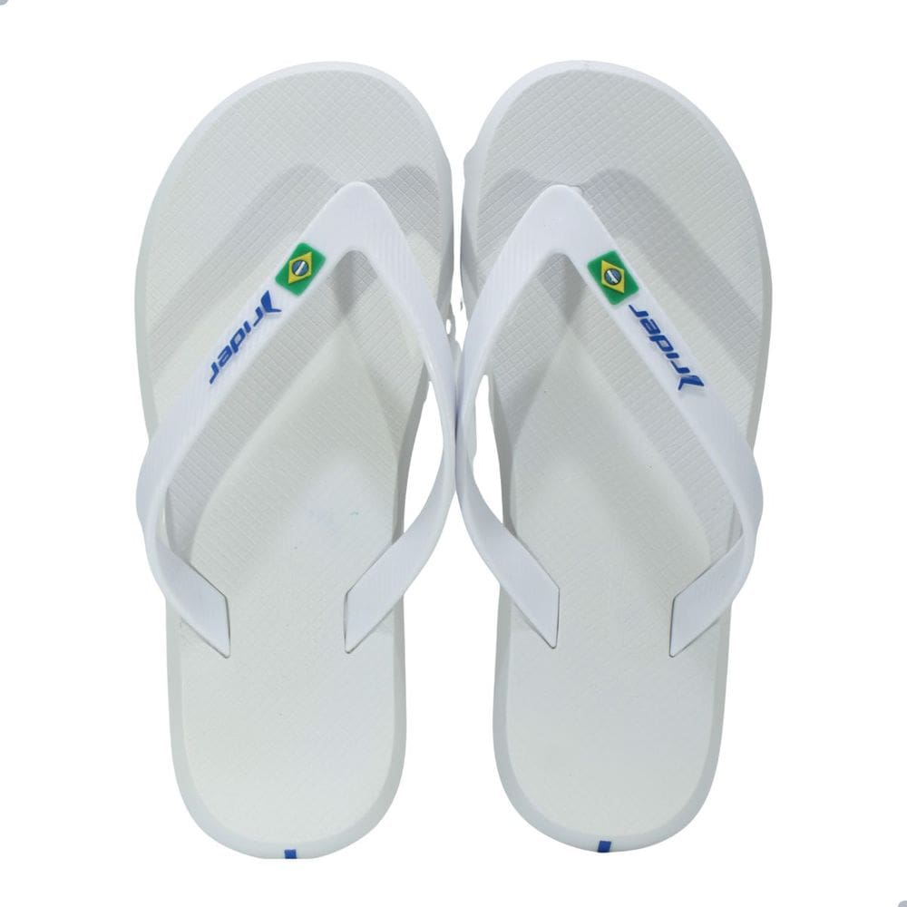 Chinelo Rider 12621 R1 Brasil Branco
