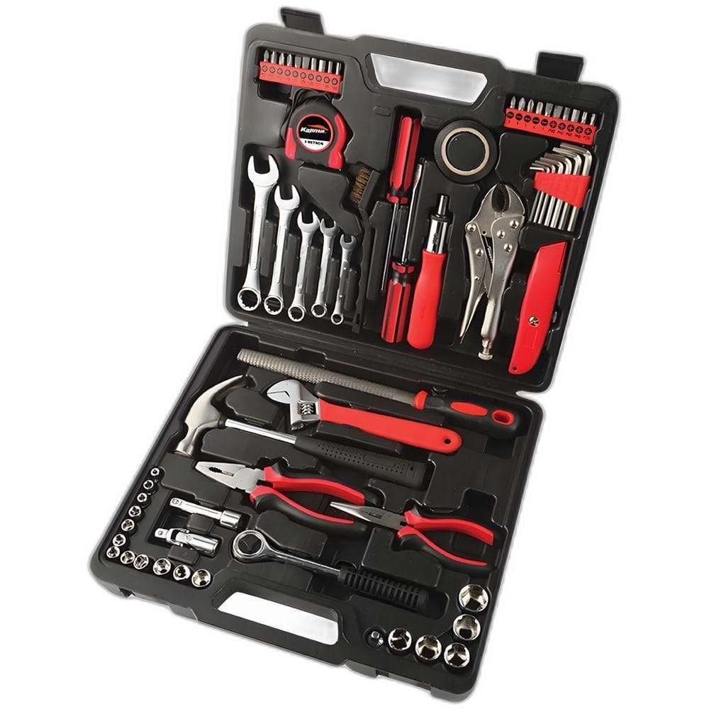 Jogo Ferramentas 67 Peças Caixa Plástica Kawashima
