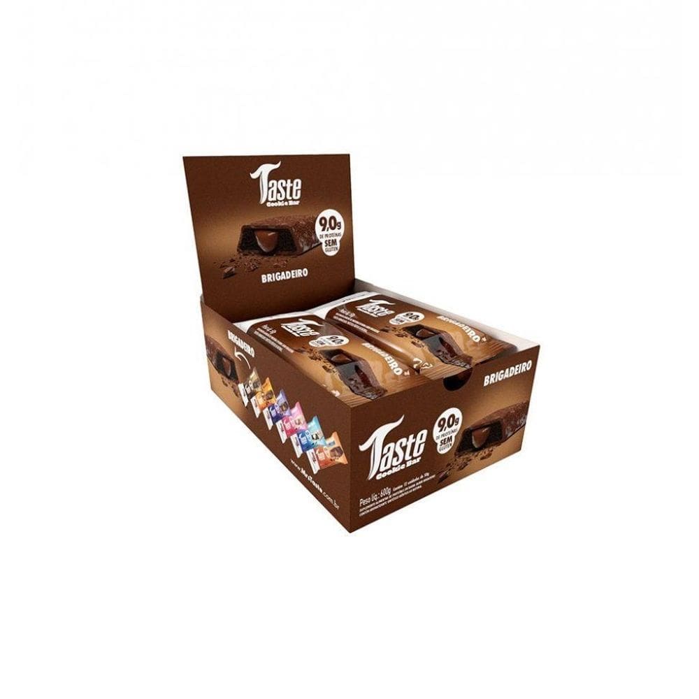 Taste Cookie Bar Display 12 Unid 45G Sabor: Brigadeiro 12