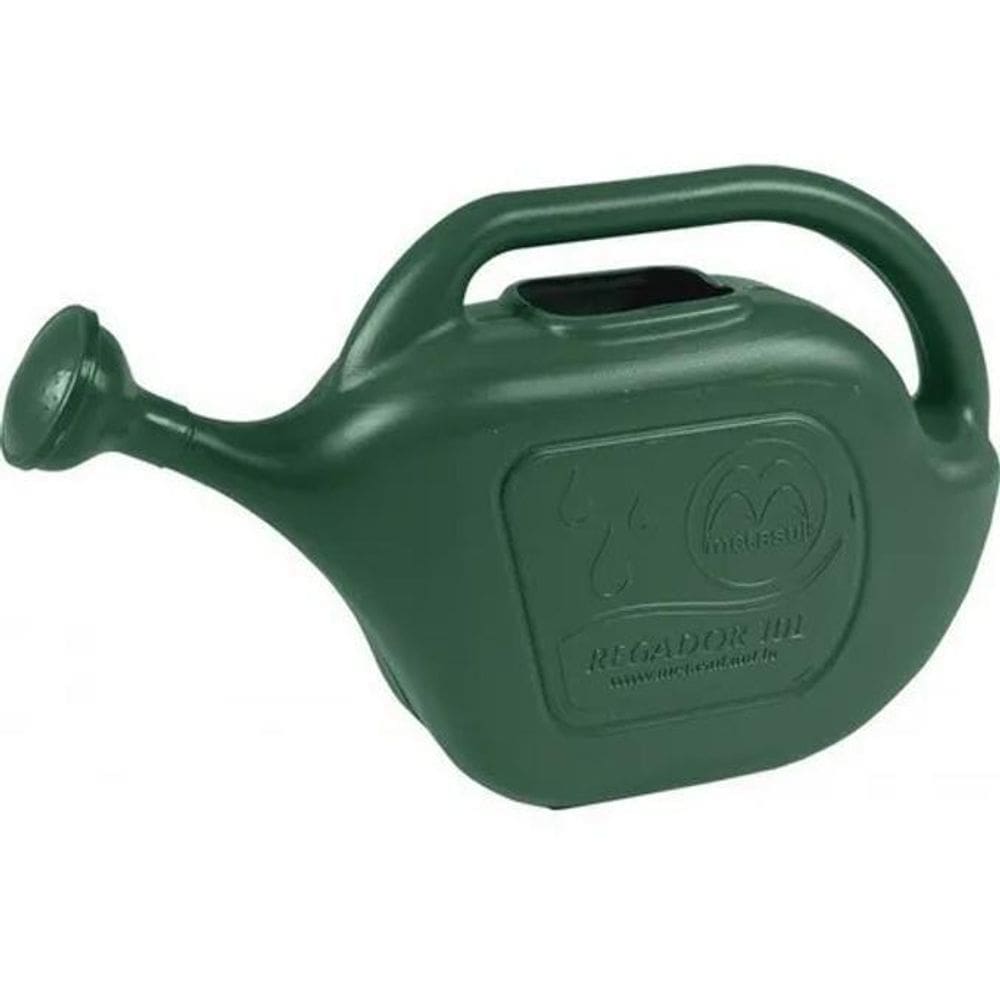 2X Regador De Plástico Para Jardinagem 5 Litros Metasul Cor