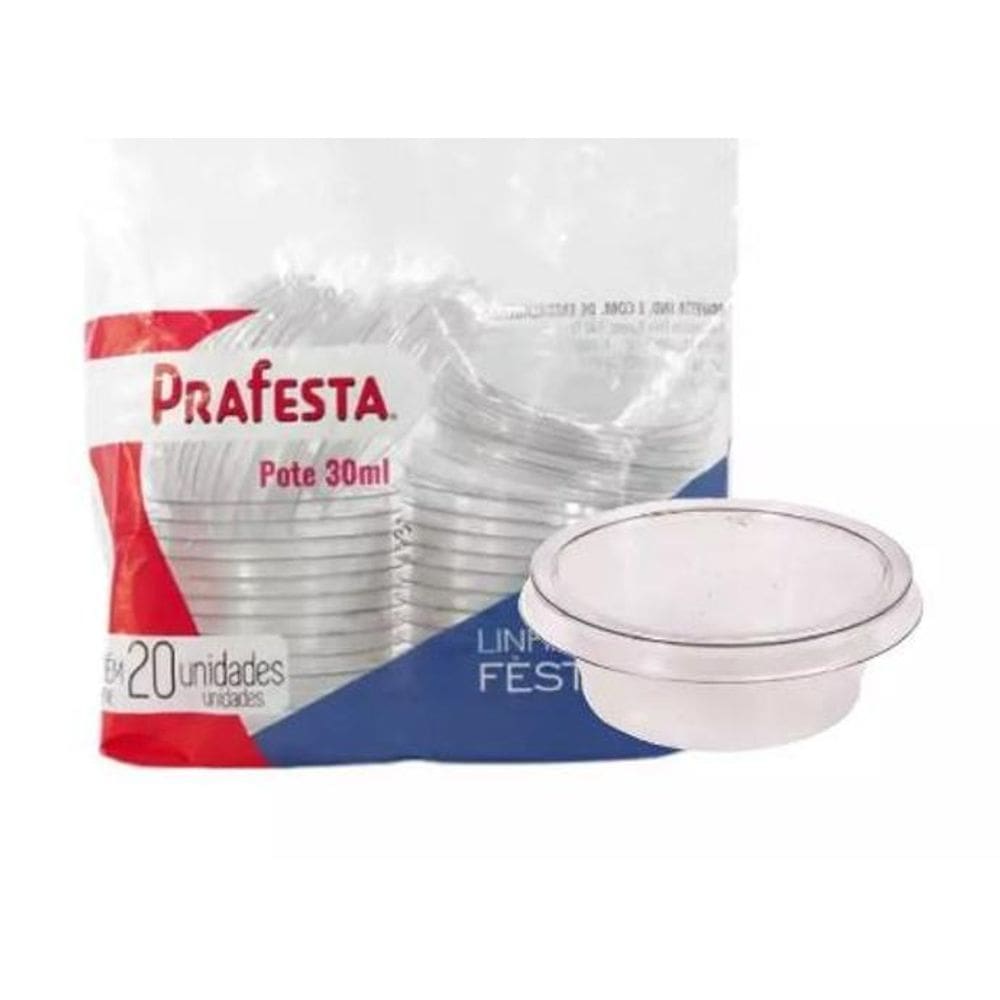 Pote 30Ml - Kit Com 20 Unidades