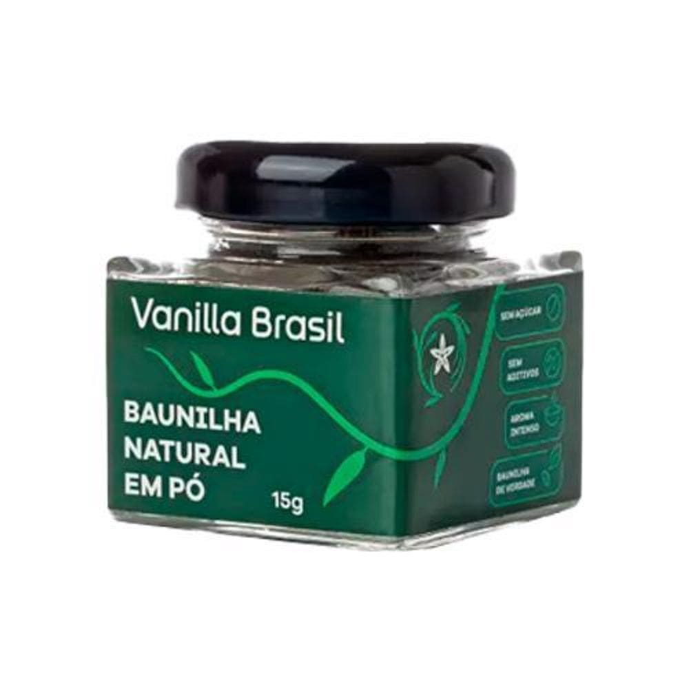 Baunilha Natural Em Pó Vanilla Brasil 15G