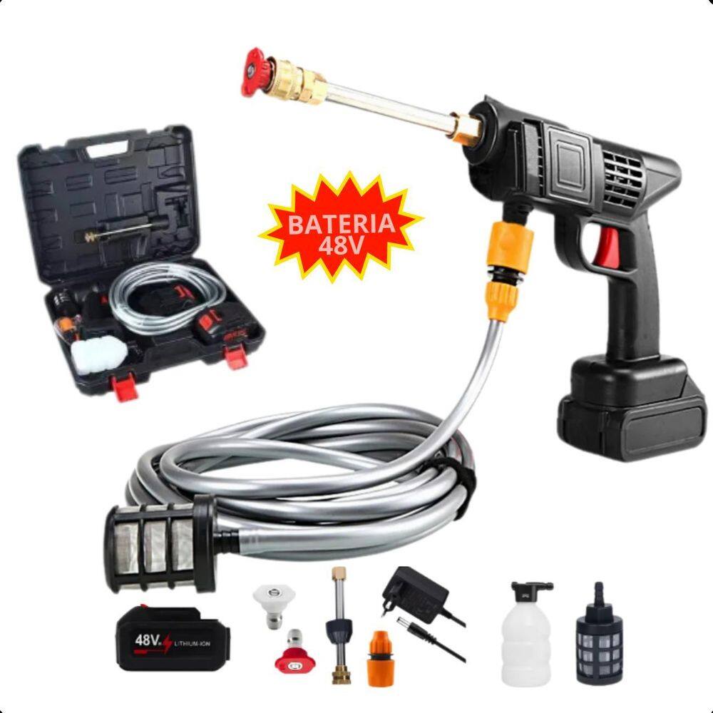 Lavadora Compacta Alta Pressão Portátil Bivolt